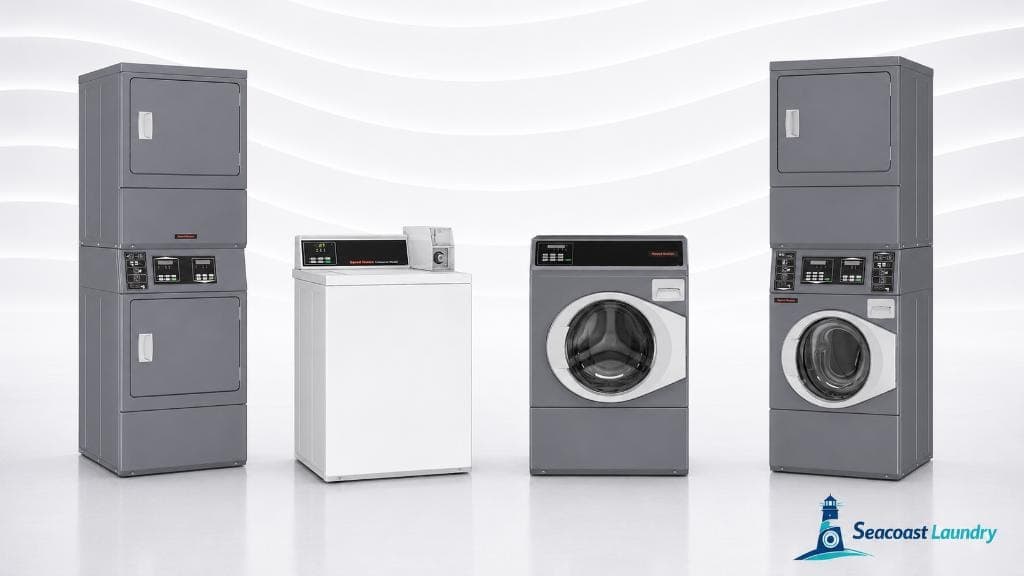 Coin operated laundry equipment for Caribbean laundromats