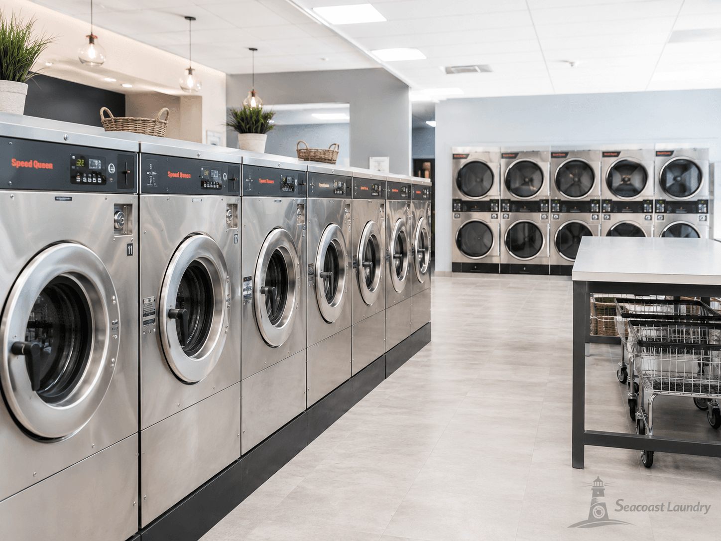 Speed Queen laundromat equipment packages for Caribbean markets