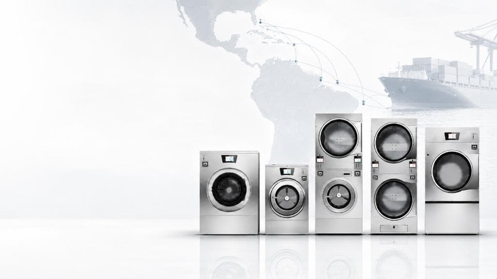 Seacoast Laundry commercial equipment and Caribbean service region