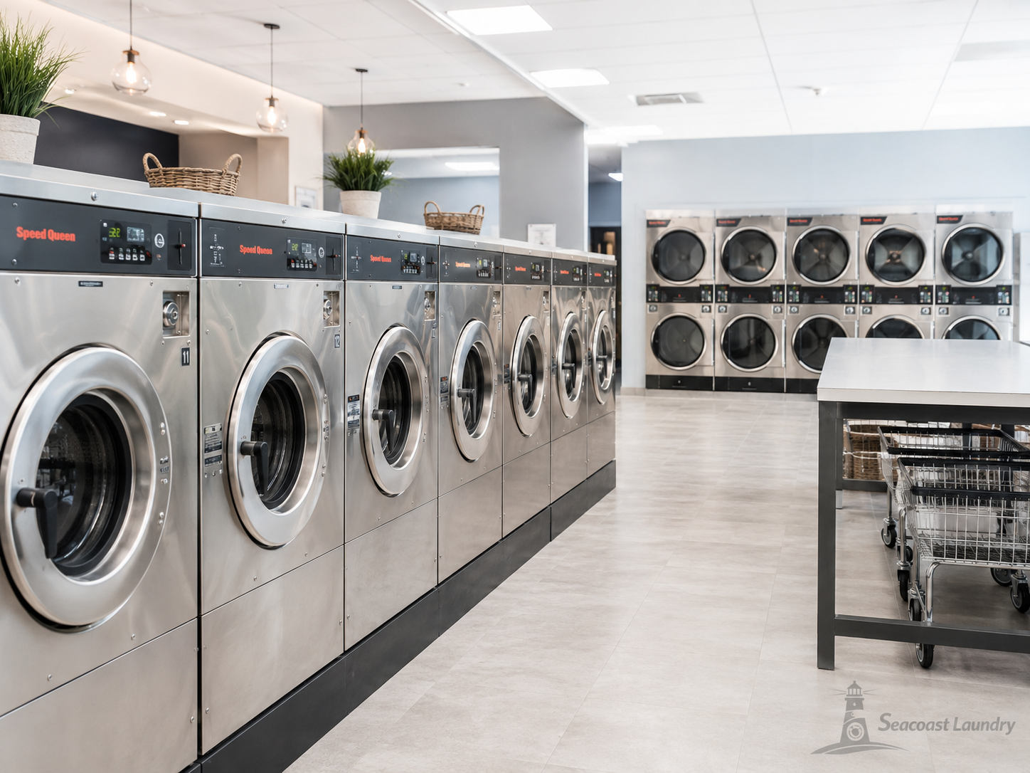 Speed Queen laundromat equipment packages for Caribbean markets